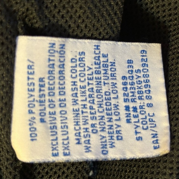 Starter Warm Up Running Windbreaker Jacket Size 3XL Navy Blue - Picture 5 of 16